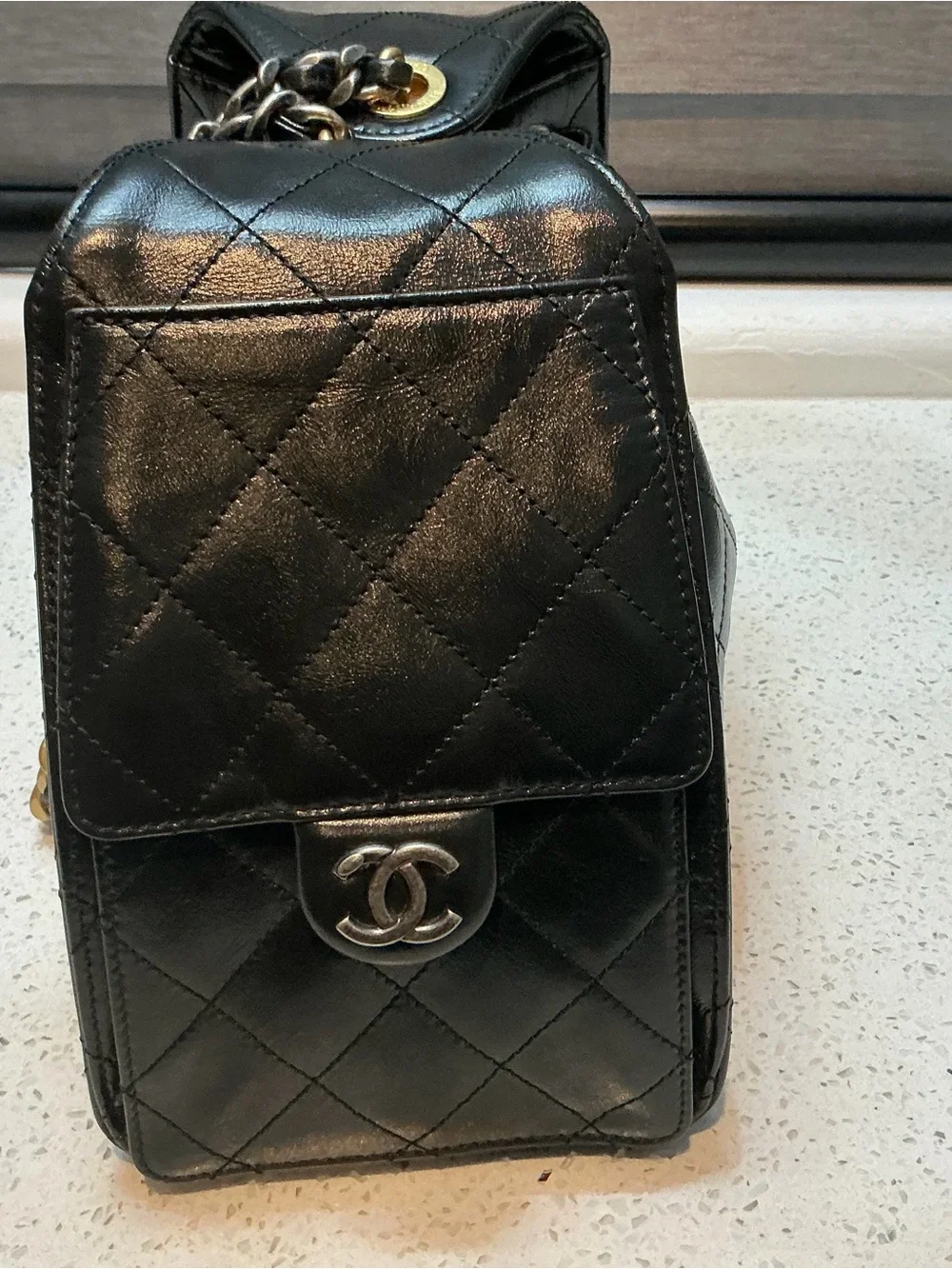 Chanel Mixed Metal Black Calfskin small 25
